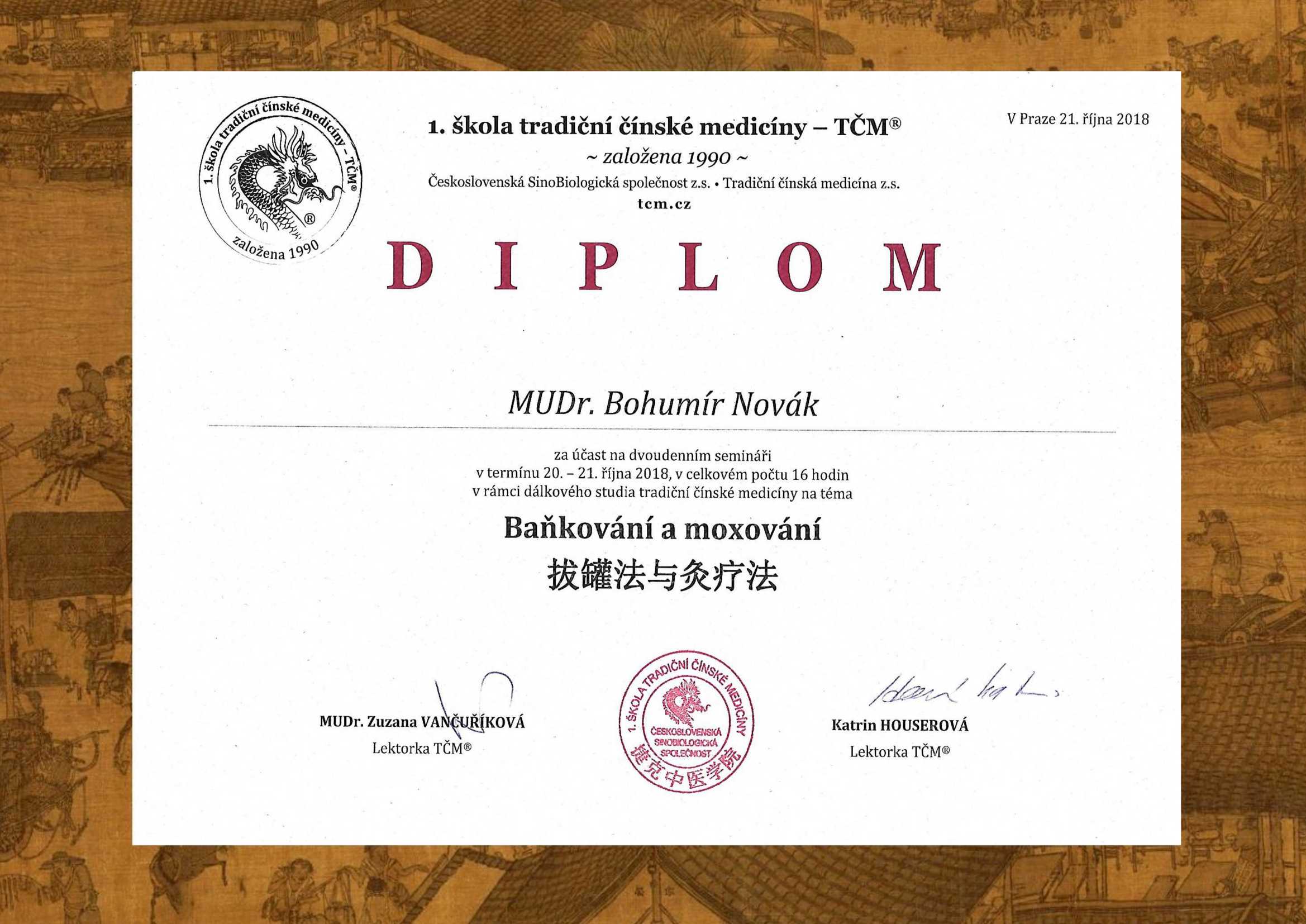 certifikát TCM 02